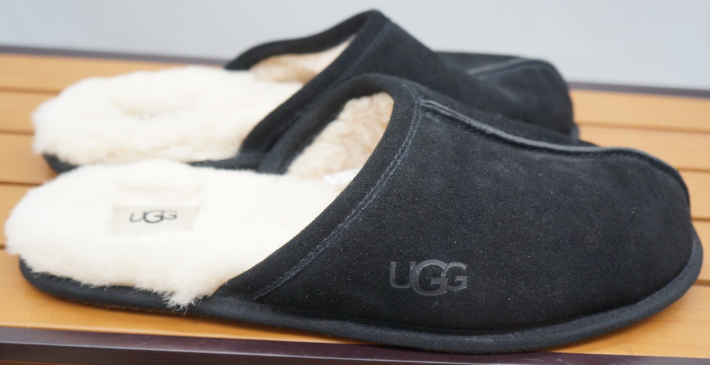 UGG Mens Scuff Slipper | Black | 1101111-BLK | Authentic New Size 12